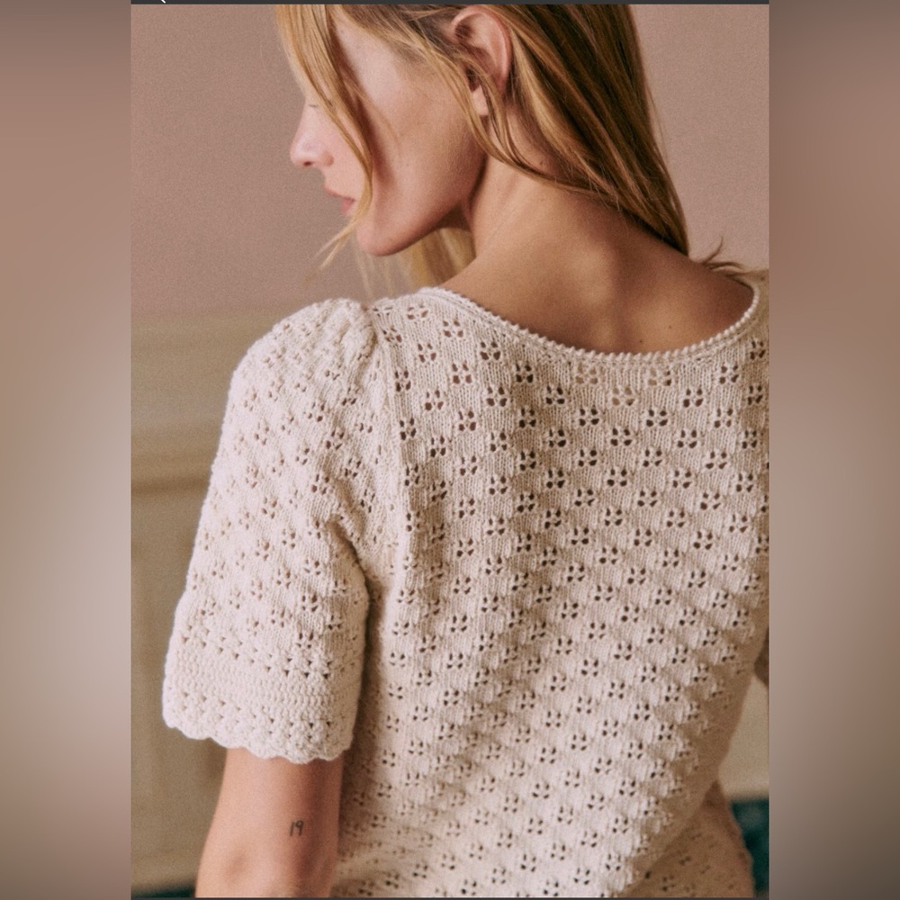 NWT Sezane lalia jumper top size xs - Picture 2 of 4